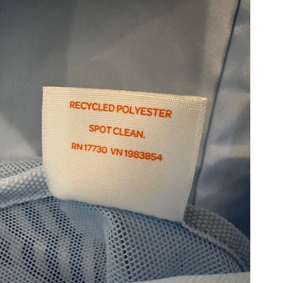 SUN SQUAD NWT Blue Mesh Beach Backpack Pockets Towel Strap 16 x 6 x 16 - Picture 5 of 5